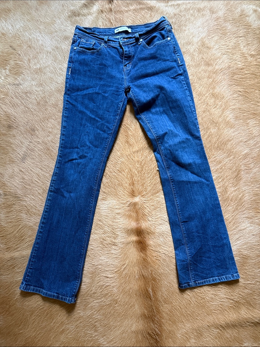 Levi's Women's Dark Blue Flare Jeans